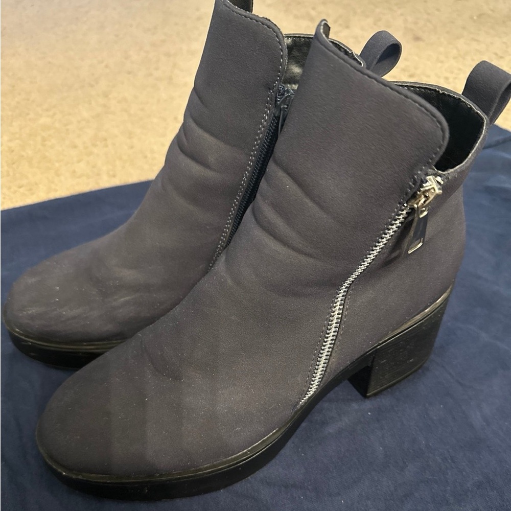 Navy Blue Boots